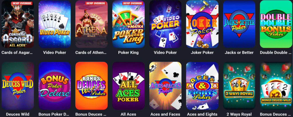 video poker kembar